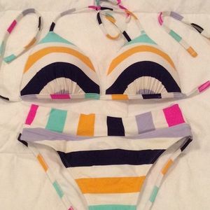 Multi colored bikini